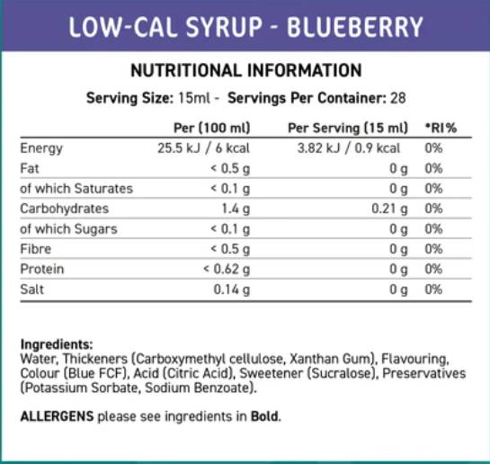 Fit Cozine Cuisine Low Calropes | Mirtilo - 425 ml