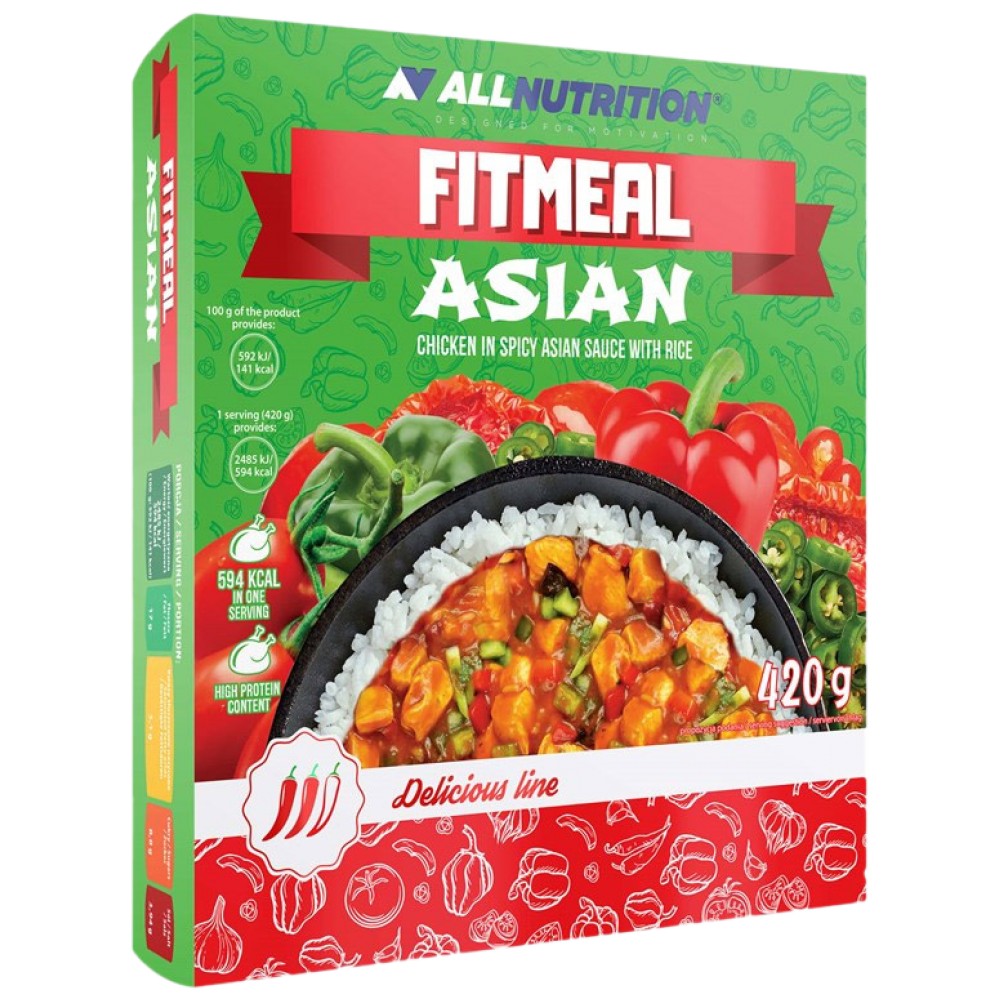 FitMeal Asian | Gotowy do spożycia posiłku wysokobiałkowego-420 gramów