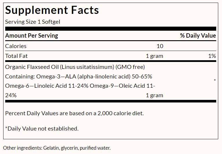 Linaseemneõli 1000 mg - 200 geeli kapslit