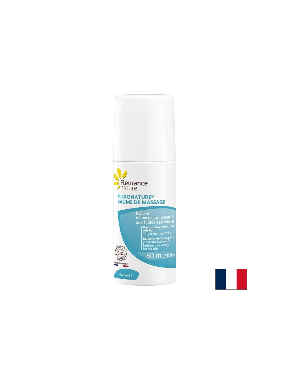 Roll-on conditioner with devil's claw and essential oils Flexonature®, 60 ml