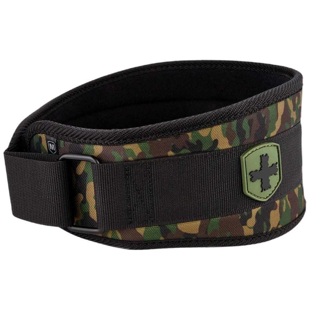 Cinturón de entrenamiento/cinturón de núcleo de espuma 12.5 cm - CAMO DE MADERA