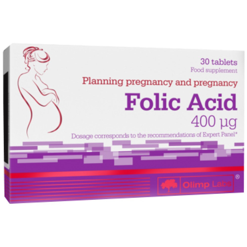 Ácido fólico 400 mg - 30 comprimidos