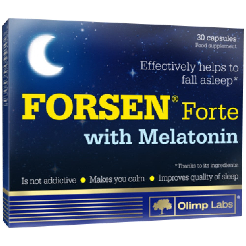 Forsen forte + melatonina 1 mg - 30 kapsułek