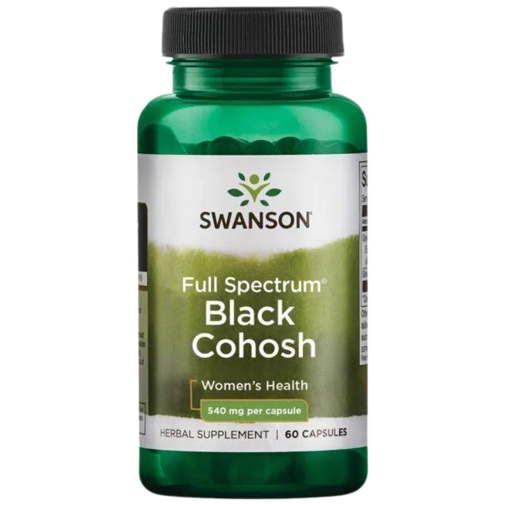 Voll Spektrum Black Cohoshos 540 mg - 60 Kapselen
