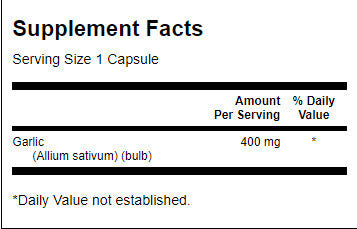 Full Spectrum Garlic 400 mg - 60 capsules