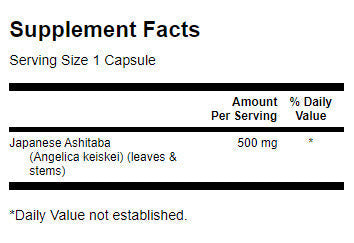 Espectro completo japonés ashitaba 500 mg - 60 cápsulas