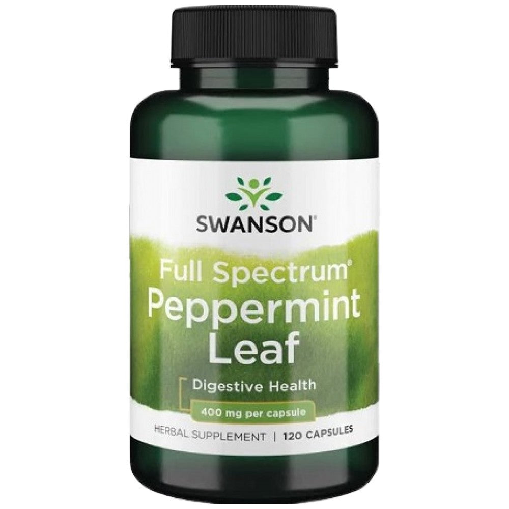 Pełny spektrum miętowy liść 400 mg 120 kapsułek