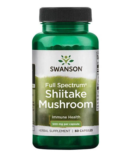 Full Spectrum Shiitake Mushroom 500 mg - 60 capsules