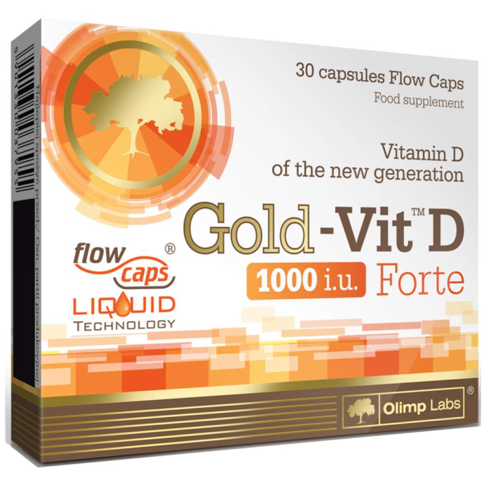 Gold-vit d forte 1000 iu 30 kapsułek