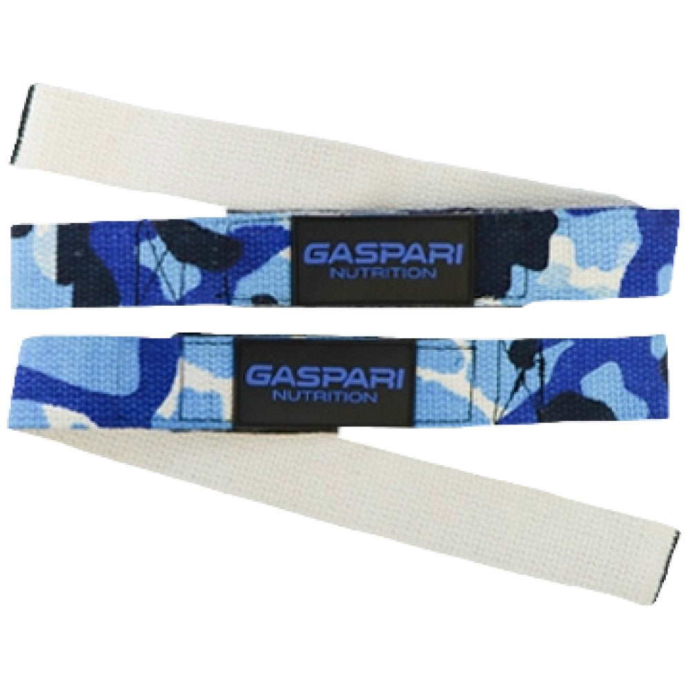 Gaspari zvedací popruhy knoty - Blue Camo