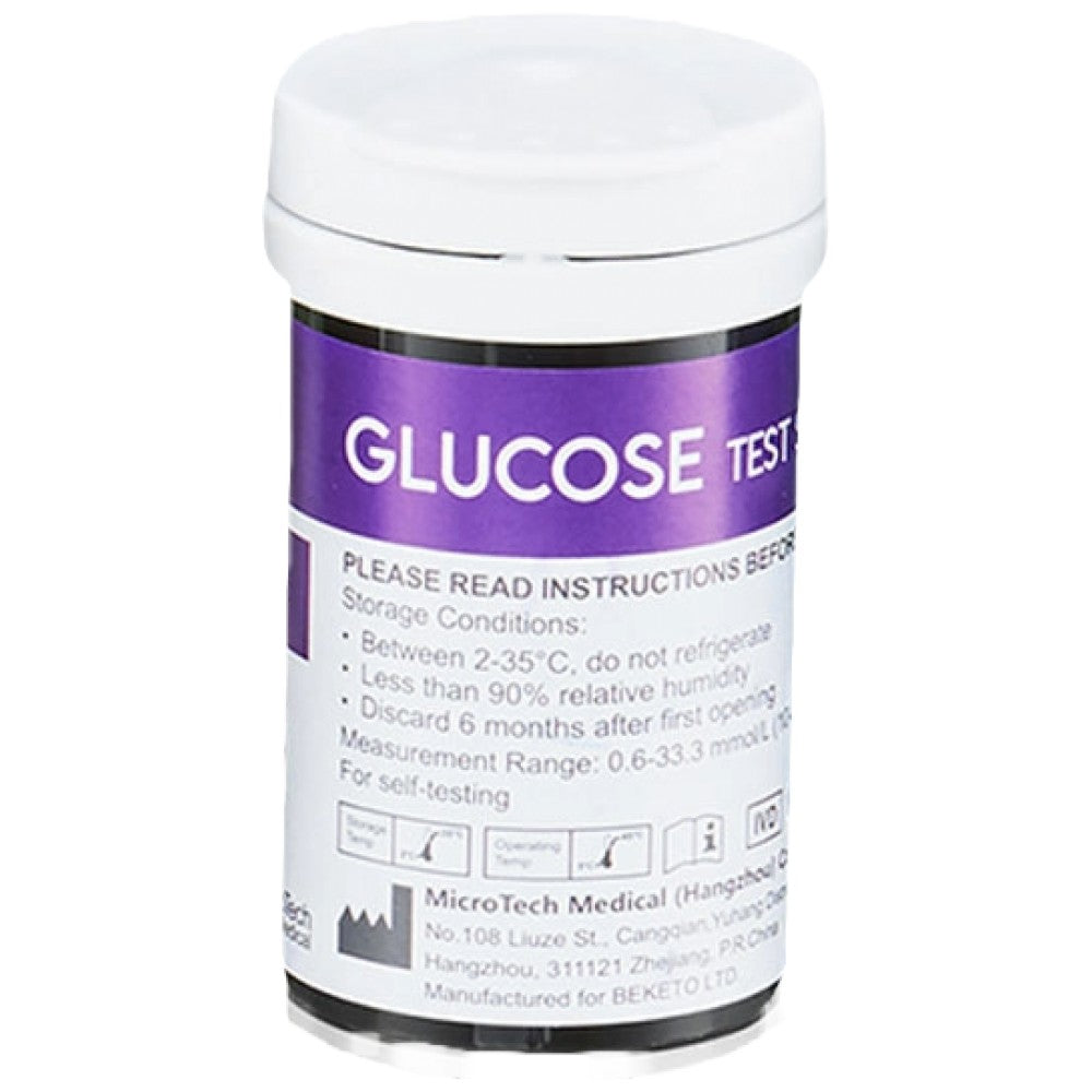 Gluketo Meder - Pruebas de tiras de glucosa - 50 PC.
