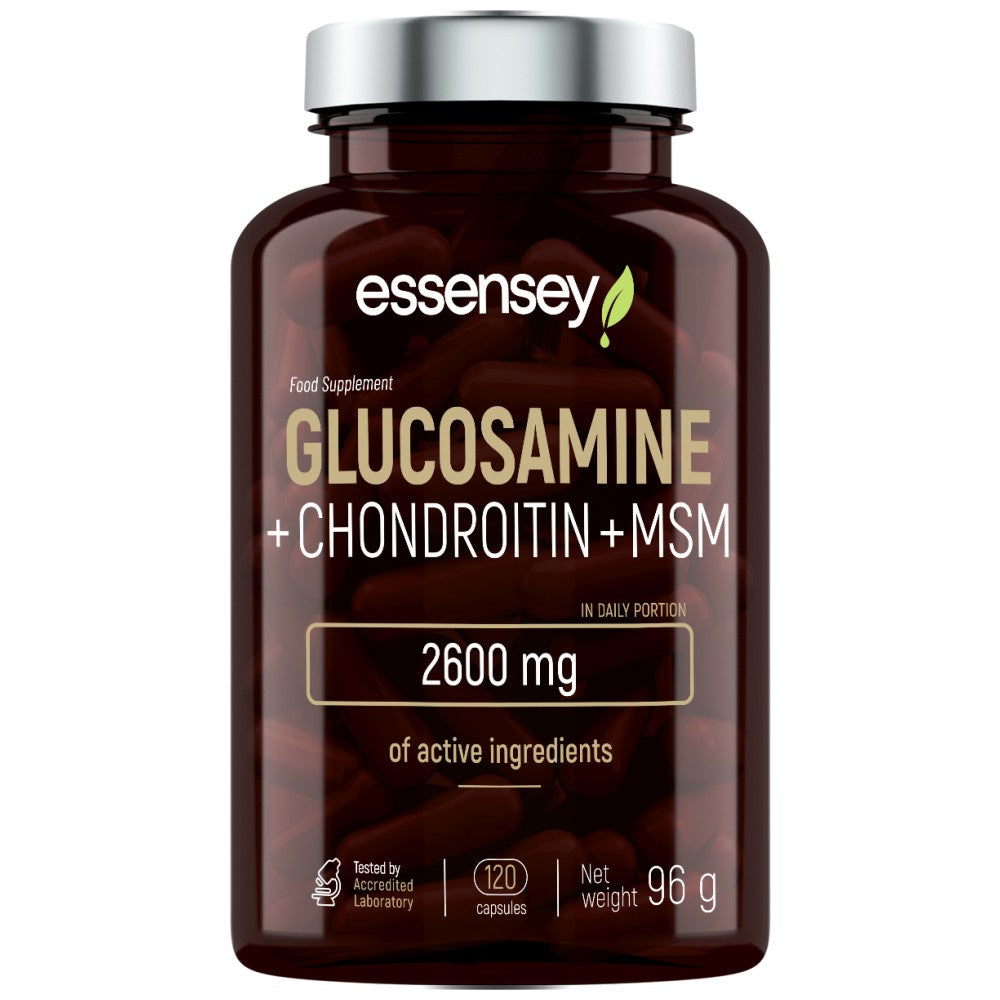 Glucosamina + condroitina + MSM - 120 cápsulas
