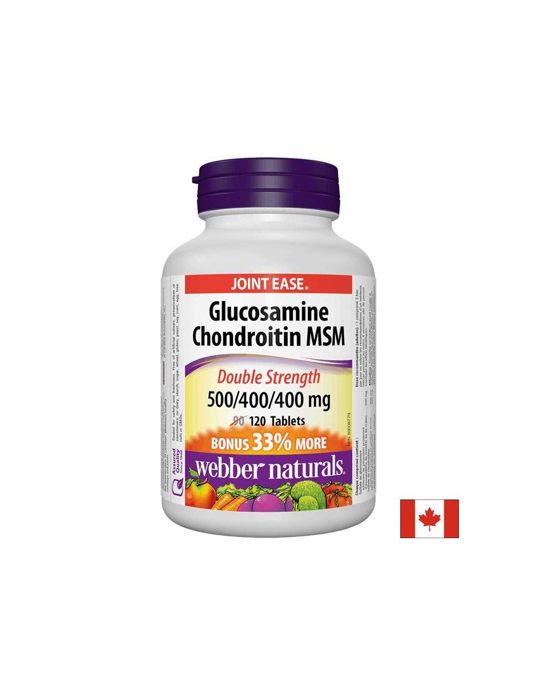 Glucosamin, Chandroitin, MSM / Glukosamin, Chandroitin an MSM x 120 Pëllen