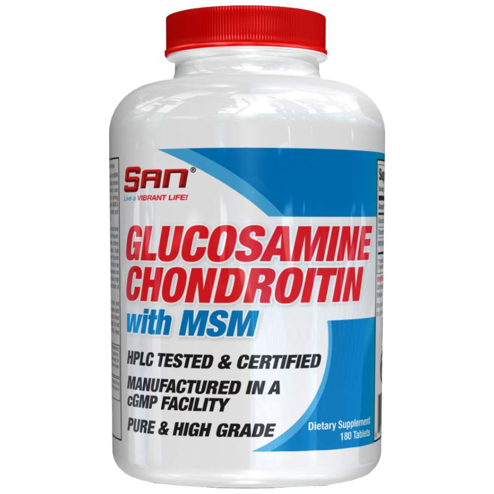 Glucosamina condroitina con MSM - 180 tabletas