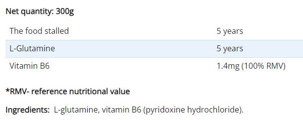 Glutamine | Pharmaceutical Grade - 300 grams