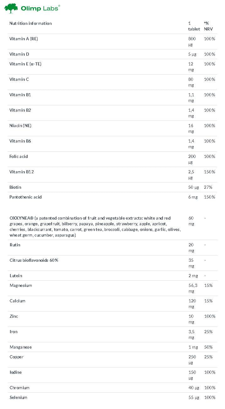 Gold VIT -complex - 30 tabletten