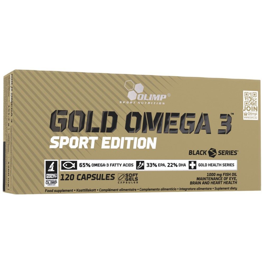 Omega 3 Gold Sport Edition - 120 gelových tobolek