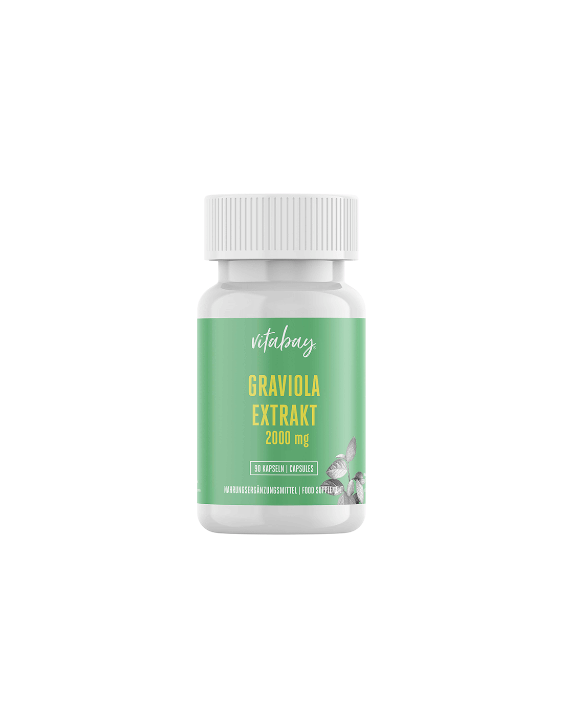 Graviola Extrakt/Extracto de Graviola, 90 cápsulas <tc>Vitabay</tc>