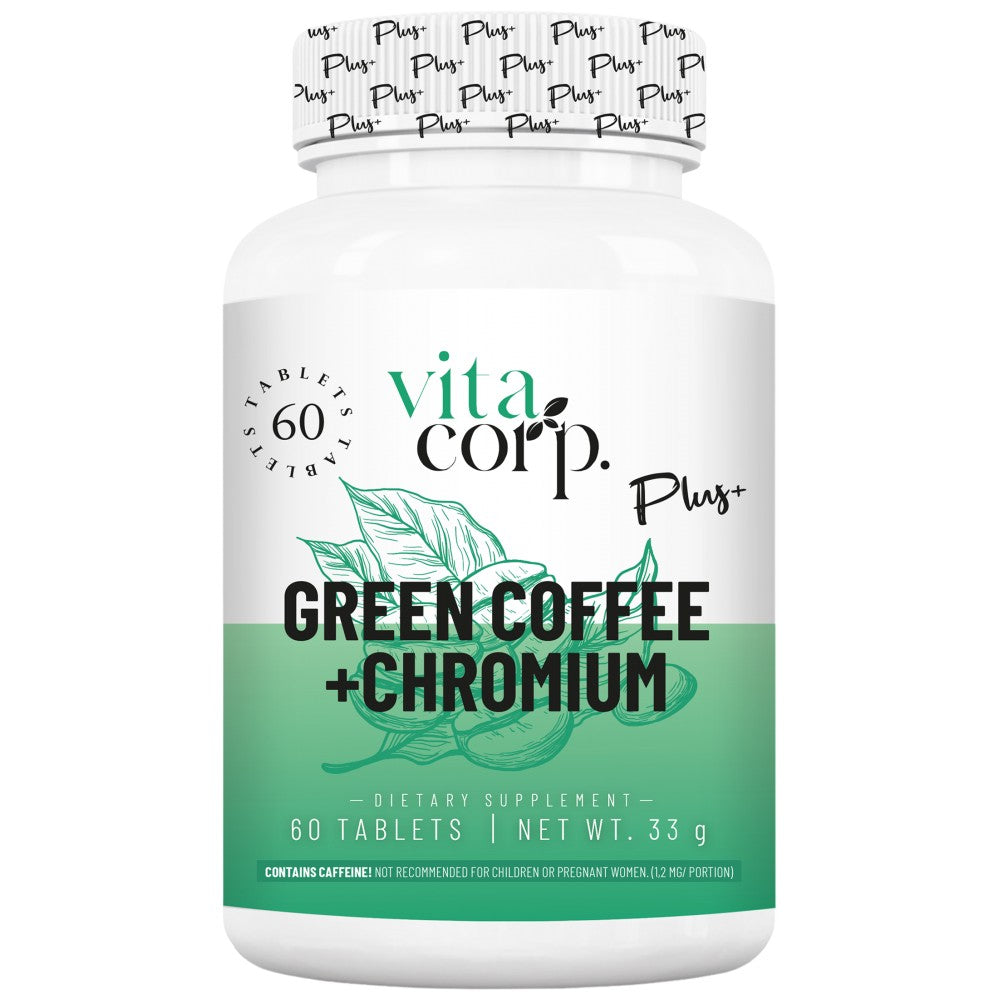 Gréng Kaffi + Chromium - 60 Pëllen