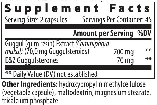 Guggulsteron - 90 capsules