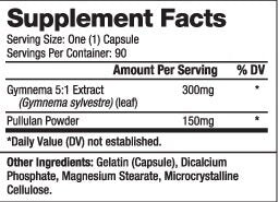 „Gymenema Silvestre“ 300 mg / 90 spąstų