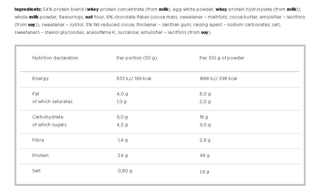 Hi Protein Brownie 500 grams