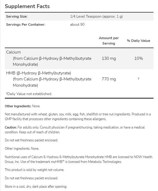 HMB Powder - 90 gramas