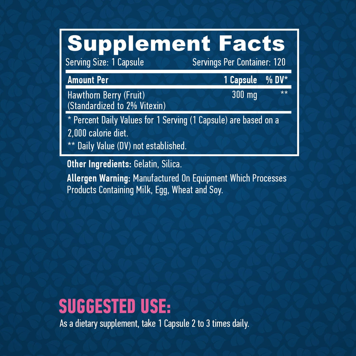 Hawthorn Berry 300mg. / 120 czapek.