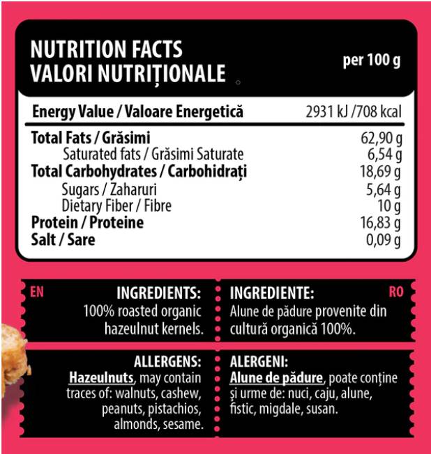 Hazelnut Butter - 250 grams