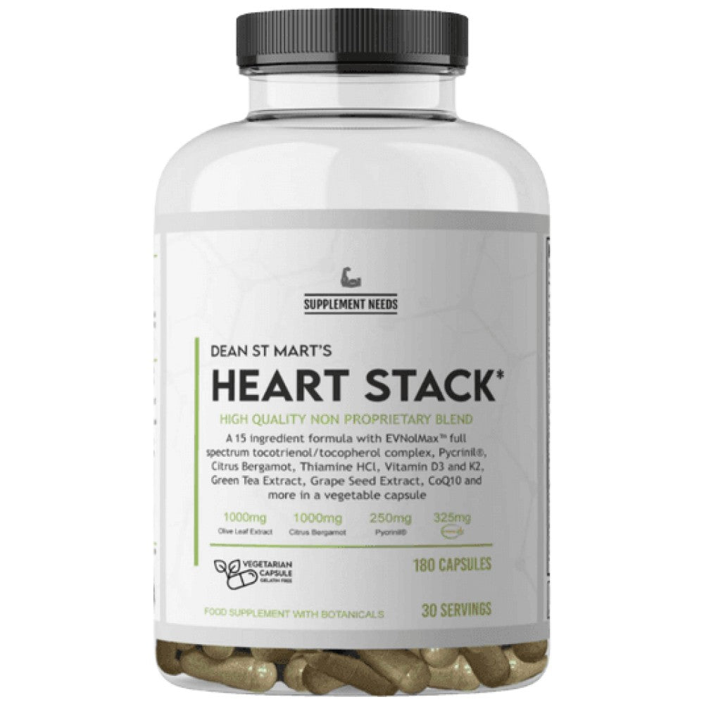 Heart Stack | with Olive Leaf and Bergamot 180 capsules