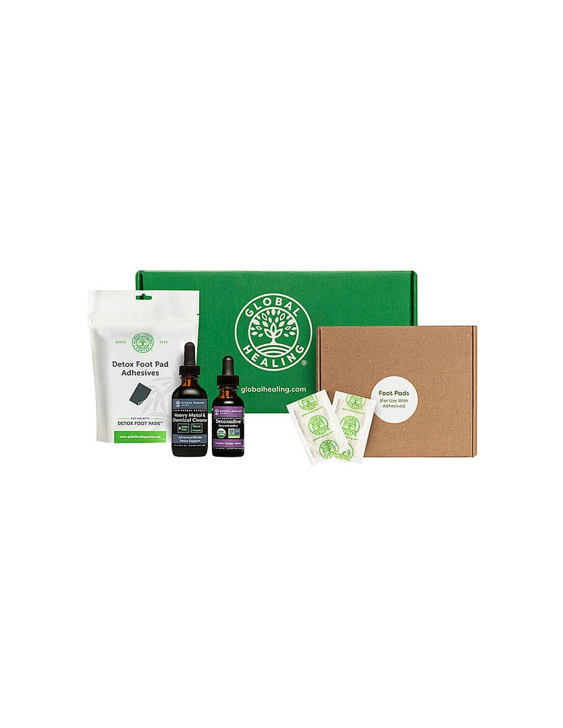 Heavy Metal & Chemical Cleanse Program™ / 30-day detox program with herbs, medicinal mushrooms, activated charcoal and iodine Global Healing