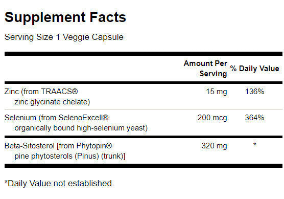 High Potency beta -sitosterol - 30 capsules