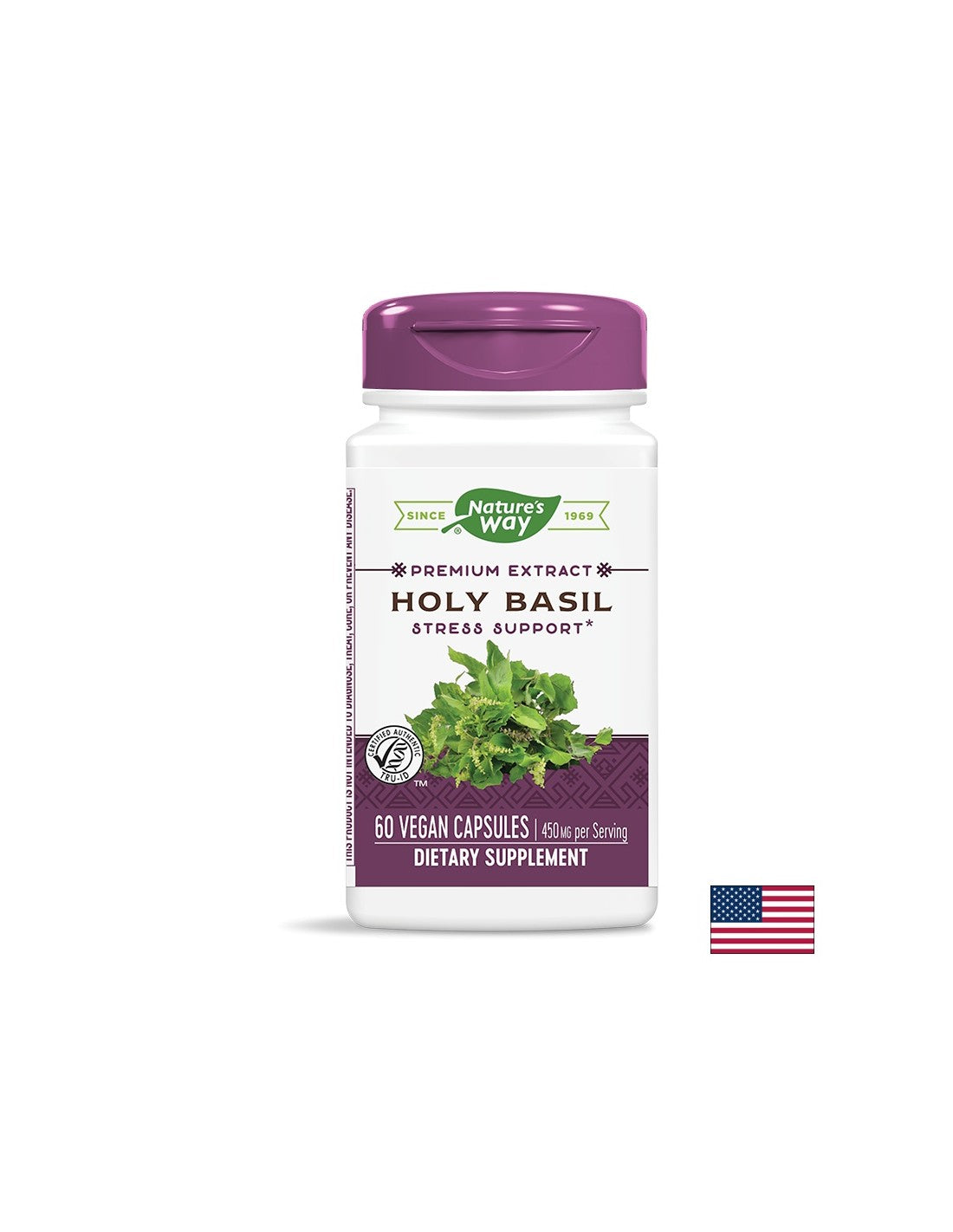 Holy Basil 450 mg - 60 capsules