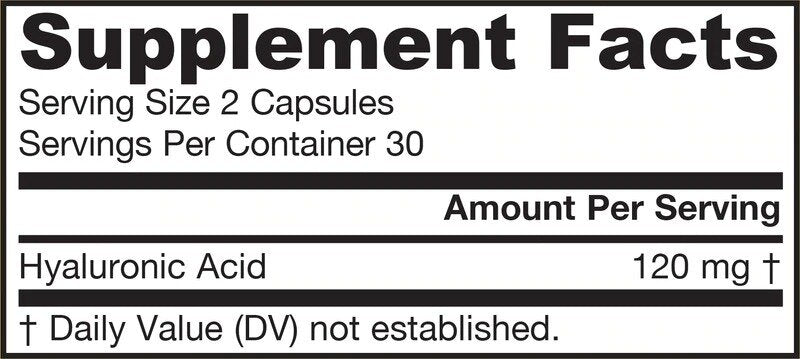 Kyselina hyaluronová 120 mg - kyselina hyaluronová 60 tobolek