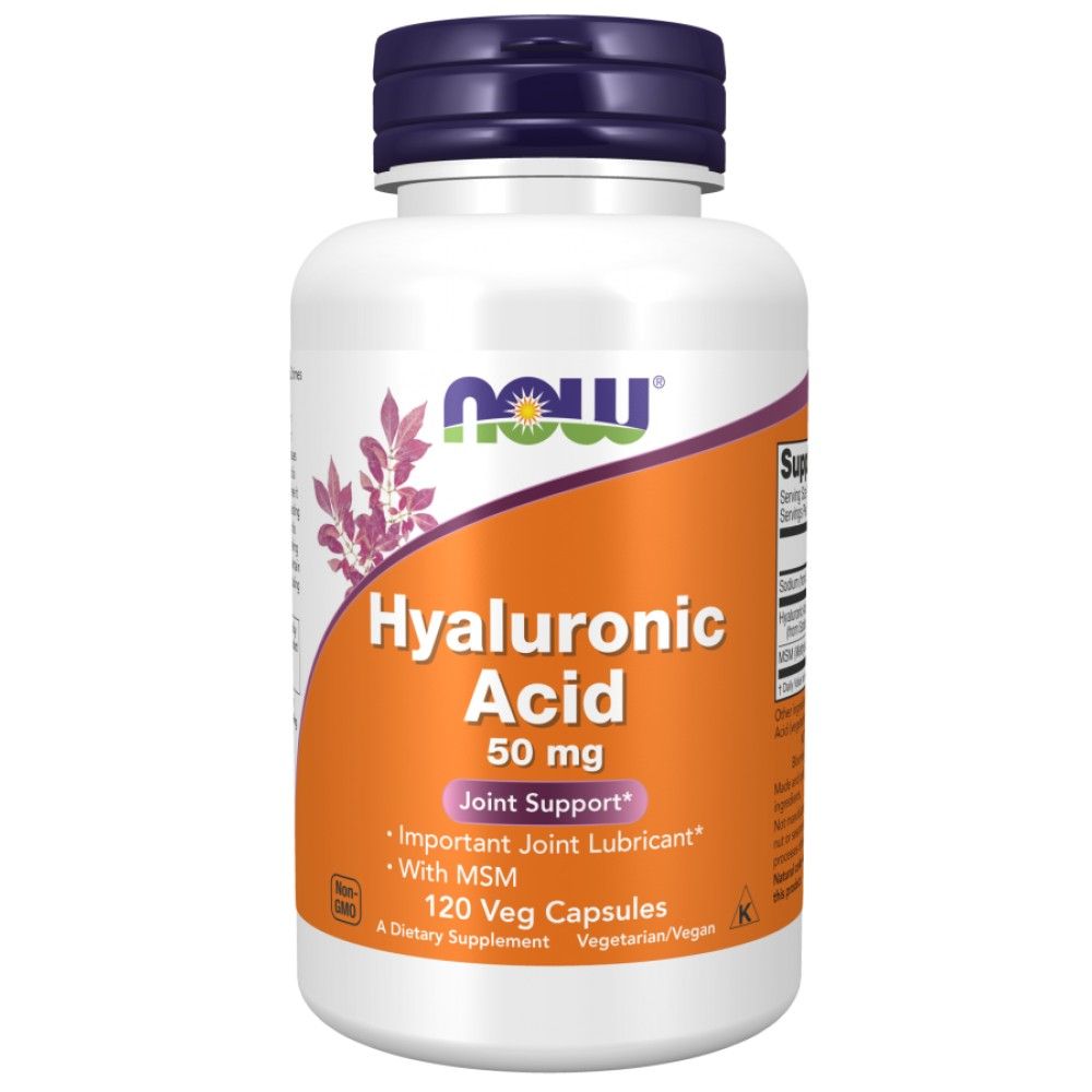 Ácido hialurónico 50 mg | con MSM - 120 cápsulas