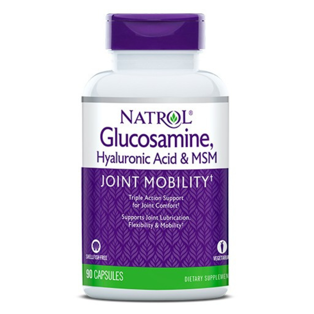 Hyaluronic Acid MSM Glucosamine 90 Caps.