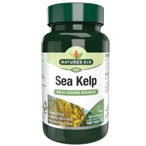 Sea Kelp (jód - 150 mcg) 180 tabletů Natures Aid