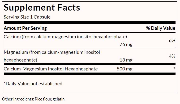 IP -6 Inositol Hexafosfato - 240 cápsulas