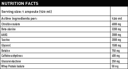 Ice Pump / Pre-Workout Shot - 120 ml
