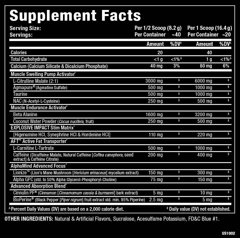 Impakt igniter / Pre -Workout - 328 Gramm