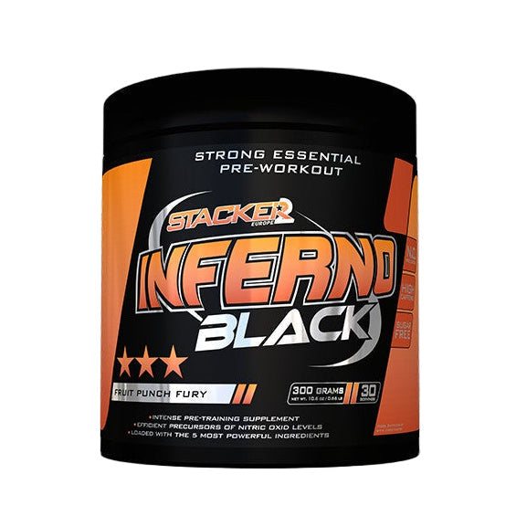 „Inferno“ juodas/prieš treniruotę - 300 gramų