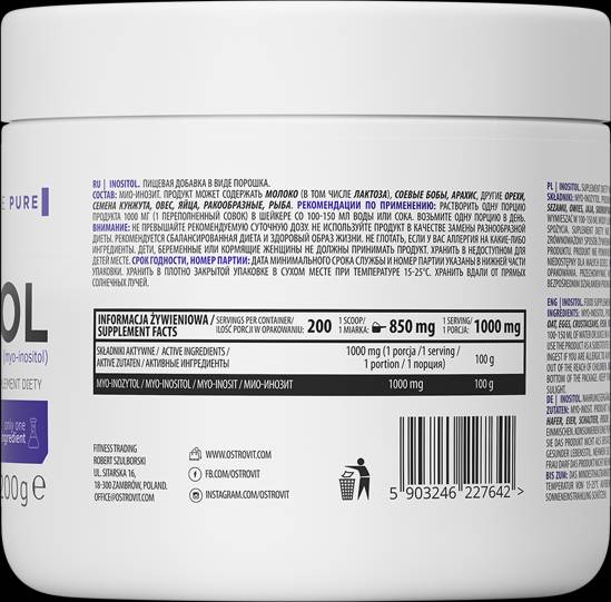 Inositol / Myo-Inositol Powder 200 grams