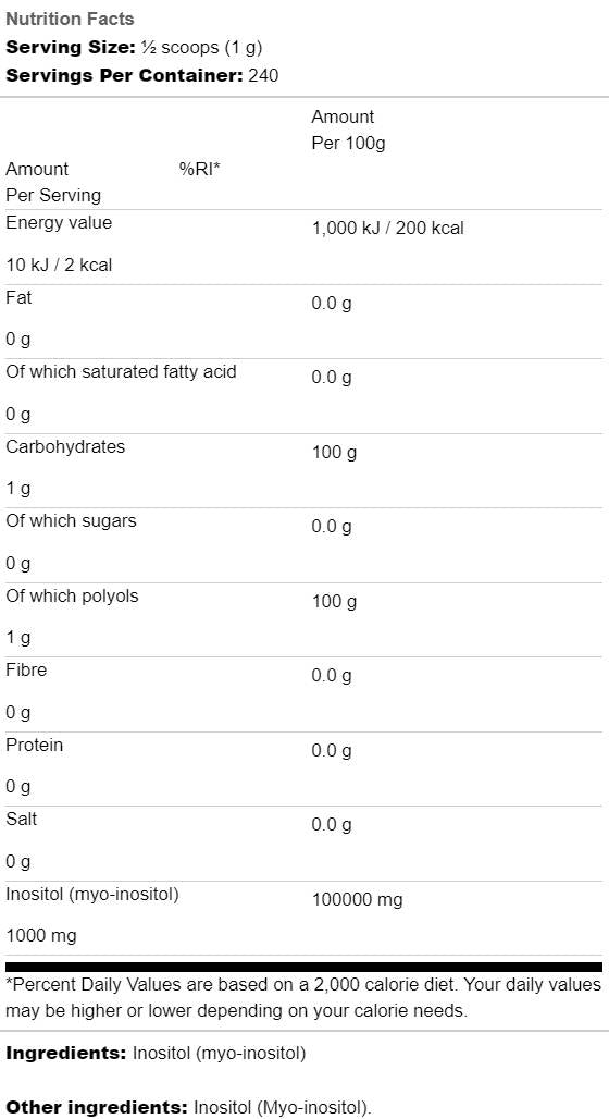 Inositol Powder - 240 grams