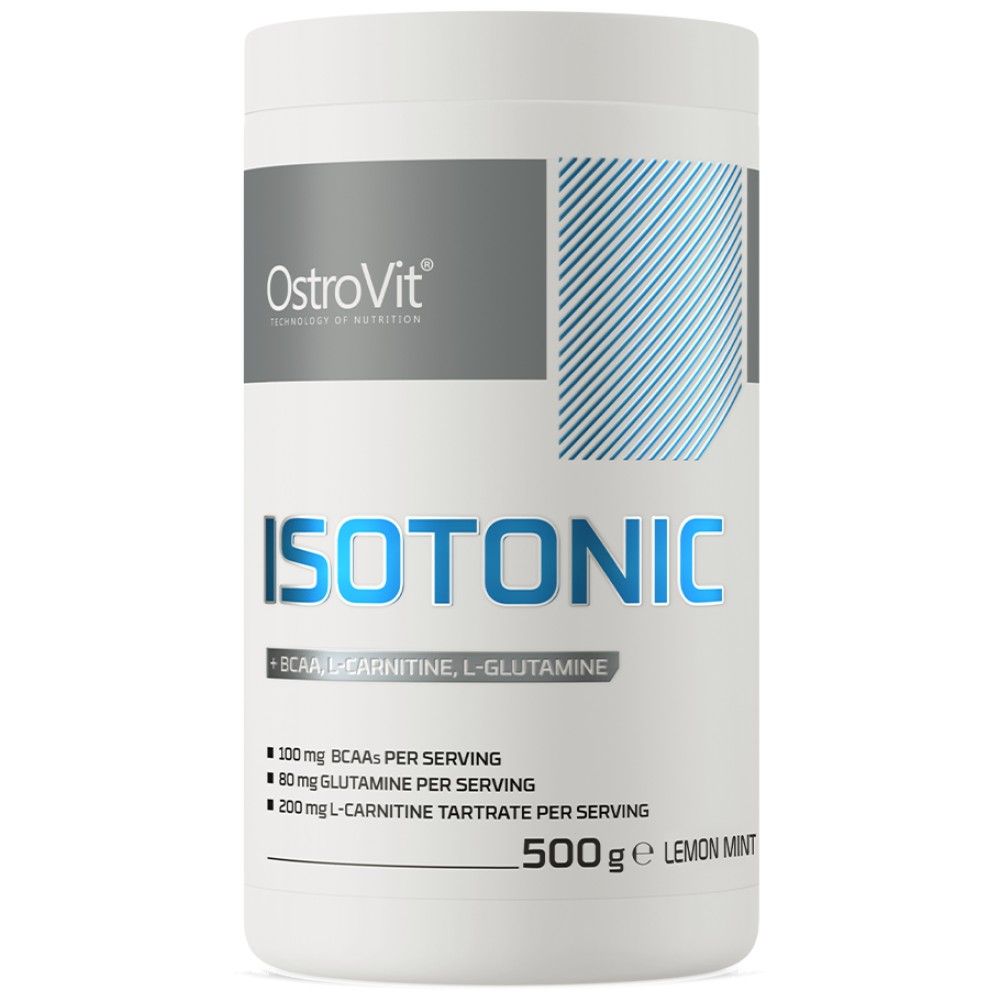 Isotonic Powder + BCAA, L-Carnitine, L-Glutamine - 500 grams