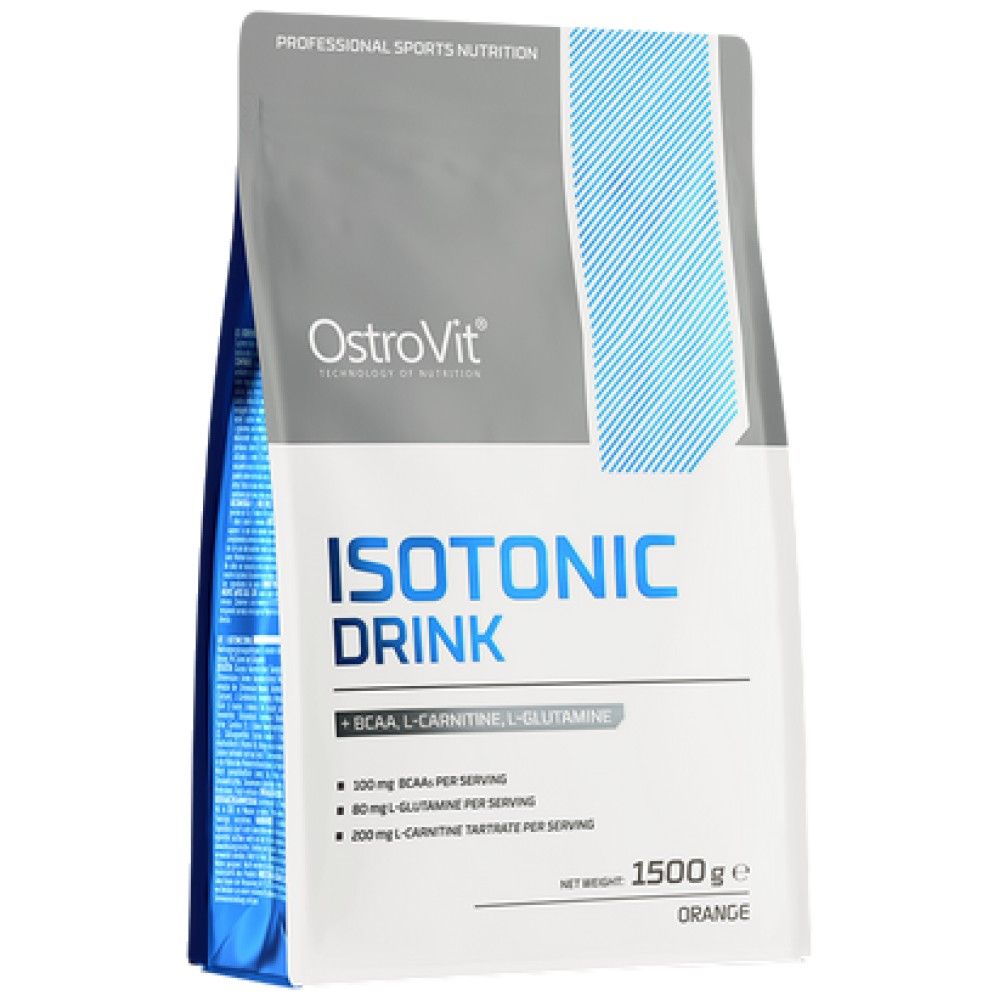 Isotonic Powder + BCAA, L-Carnitine, L-Glutamine - 500 grams