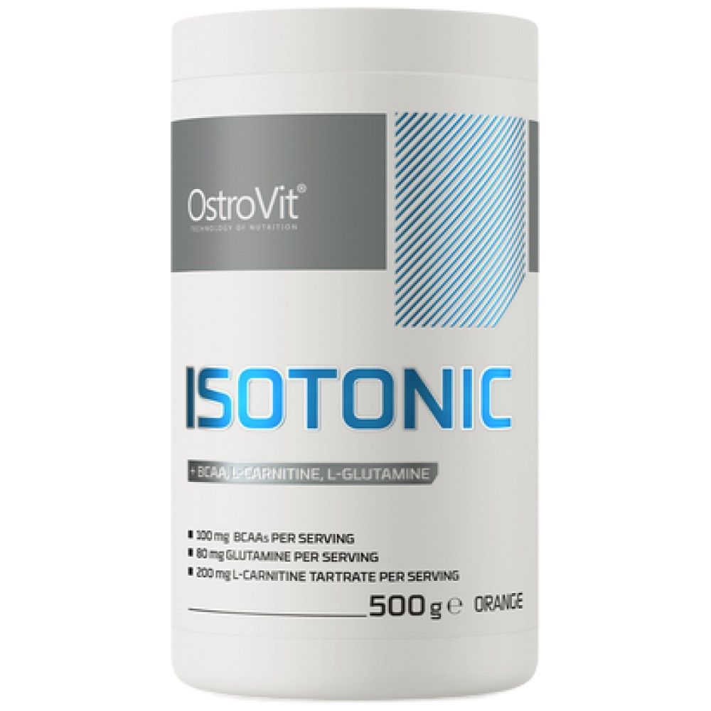 Isotonic Powder + BCAA, L-Carnitine, L-Glutamine - 500 grams