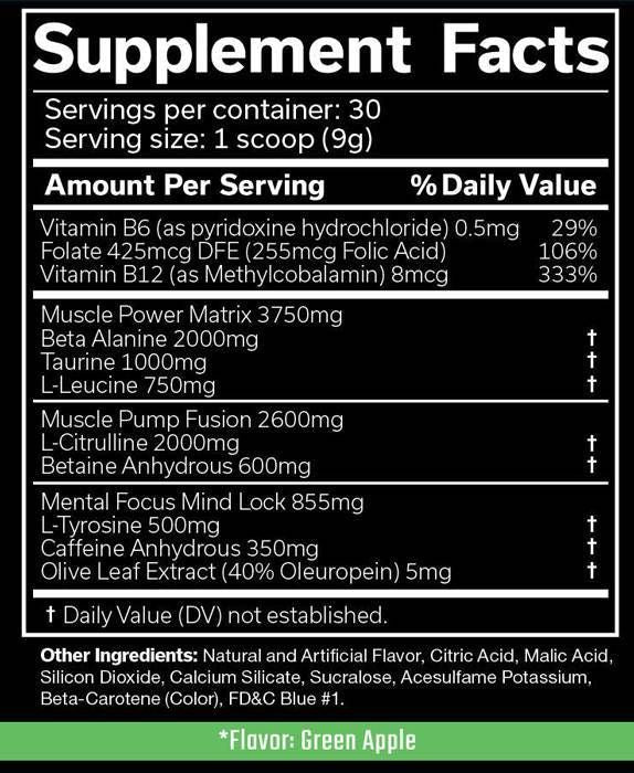 Šešėlis! Prieš treniruotę - 9 gramai