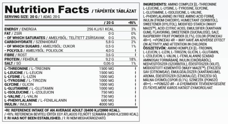 Amino sorbet | Amino zmrzlina připravená k zamrznutí-20 gramů