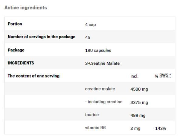 3 -creatino Malato 1250 Xtracaps - 360 Cápsulas