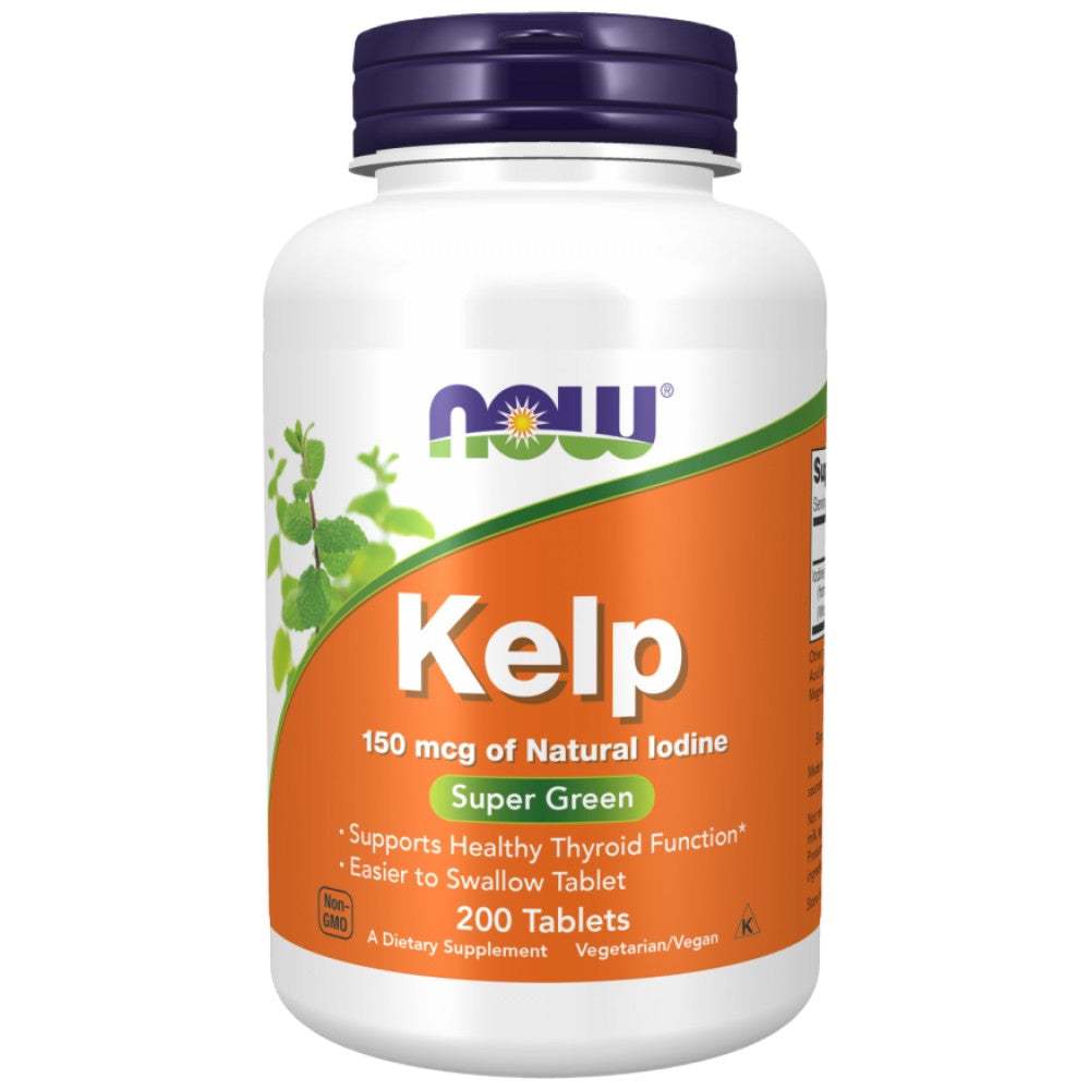 Kelp 150 mcg de iodo natural - 200 comprimidos